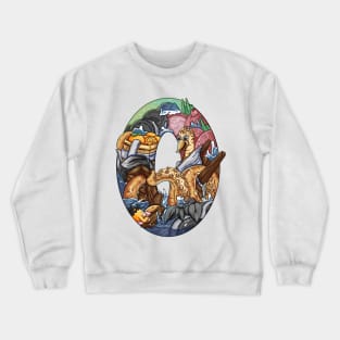 Letter O doodle art Crewneck Sweatshirt